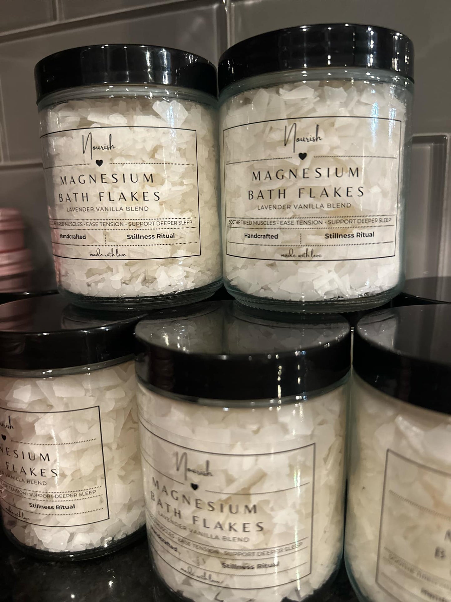 Nourish Magnesium Chloride Bath Flakes | 8oz